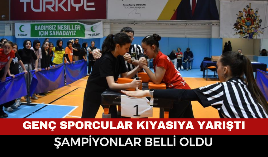 Afyonkarahisar’da Yıldızlar Bilek Güreşi Heyecanı Sona Erdi