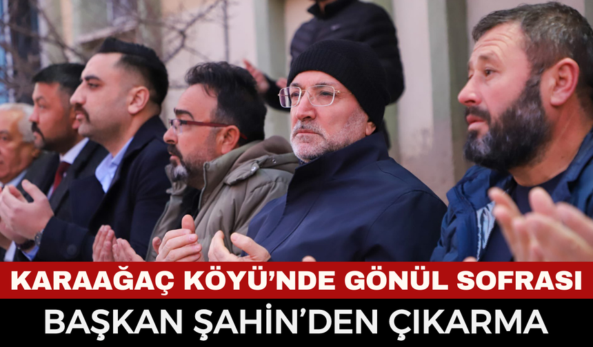 AK Parti İl Başkanı Turgay Şahin İscehisar’da! Karaağaç Köyü’nde İftar Yaptı