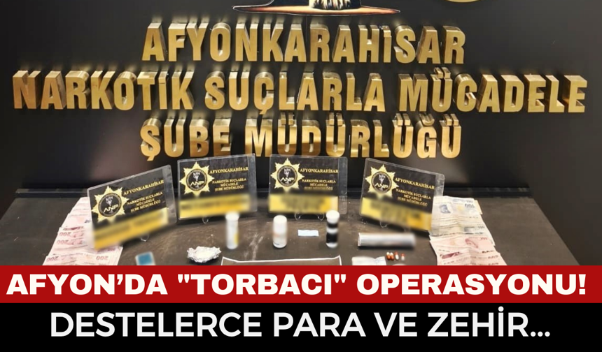 Afyon'da Sokak Satıcılarına Geçit Yok ! Torbacılara Operasyon