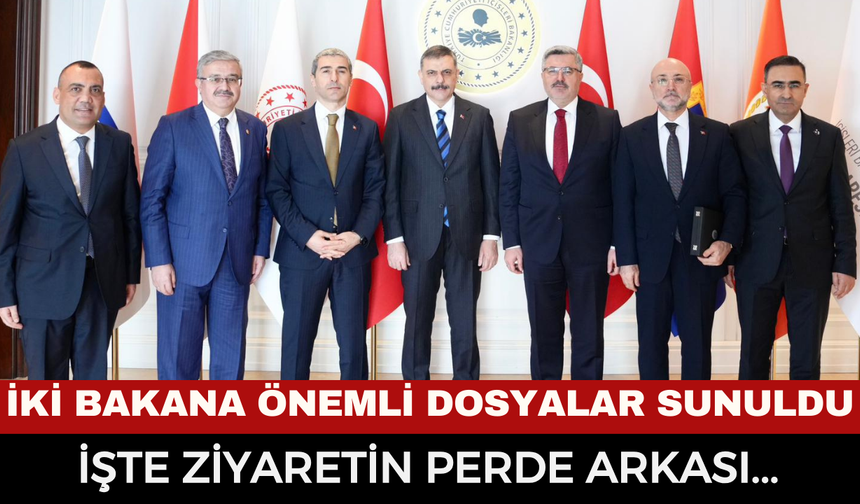 Milletvekilleri ve Vali Aktaş Ankara’da! 2 Bakanlıkta Kritik Görüşmeler Yapıldı