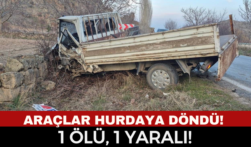 Afyon'da Feci Kaza: 1 Ölü, 1 Yaralı!