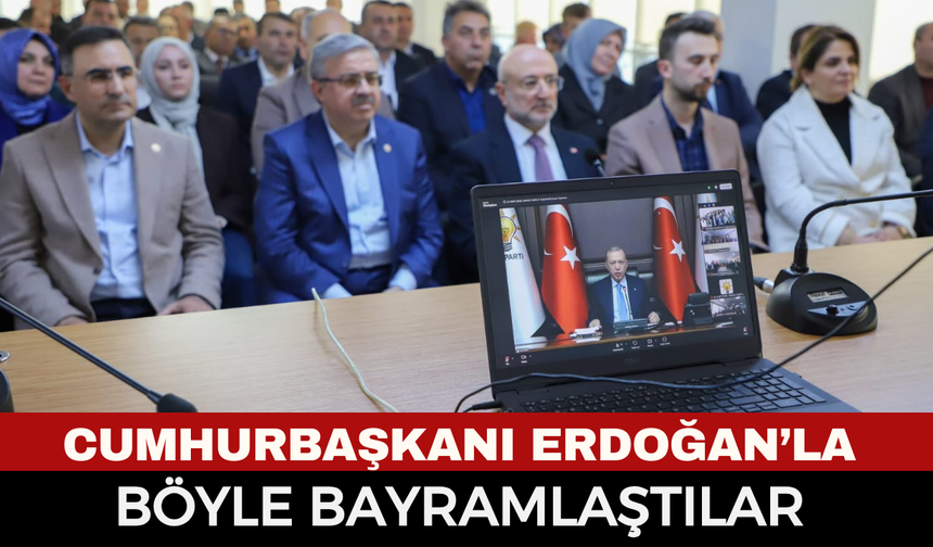 AK Parti Afyon Teşkilatı Tam Kadro Ekran Başındaydı! Cumhurbaşkanı Erdoğan ile Dijital Bayramlaşma