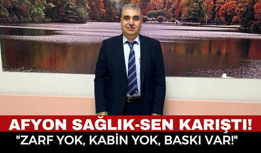 Afyon Sağlık-Sen Karıştı! Başkan Adayı Kemal Özkara’dan Çarpıcı İddialar