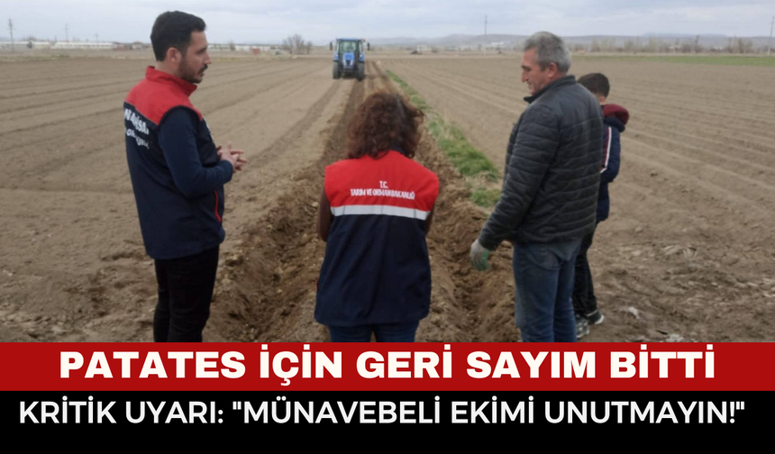 Afyonkarahisar’da Patates Mesaisi Başladı! Toprak Bereketle Buluşuyor: Teknik Ekipler Sahada