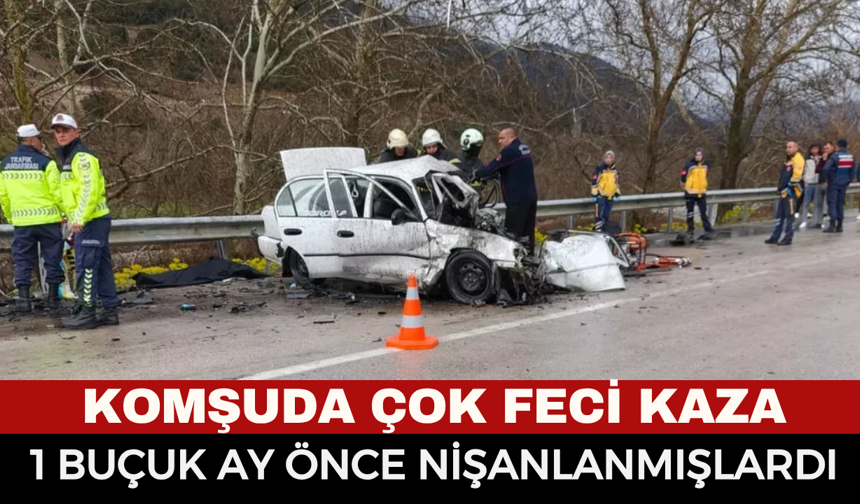 Feci Kaza: Yeni Nişanlı Çift Hayatını Kaybetti