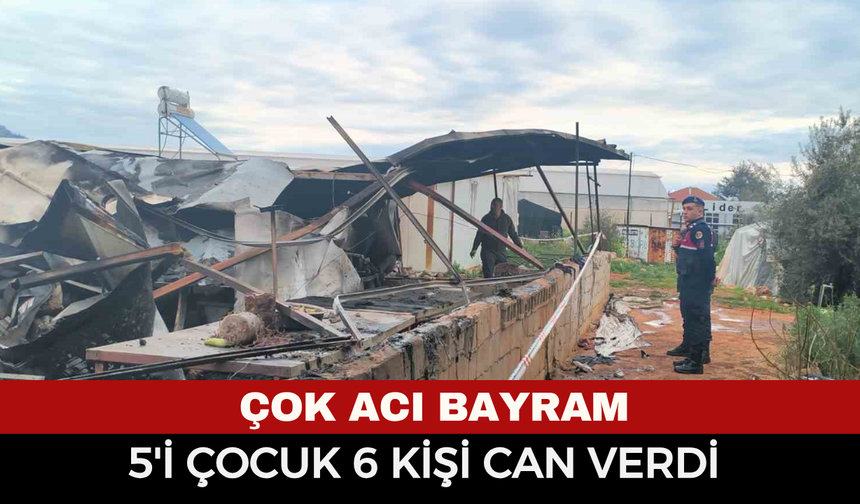 Gece Yarısı Felaket! Yangın Can Aldı: 5’i Çocuk 6 Kişi Hayatını Kaybetti