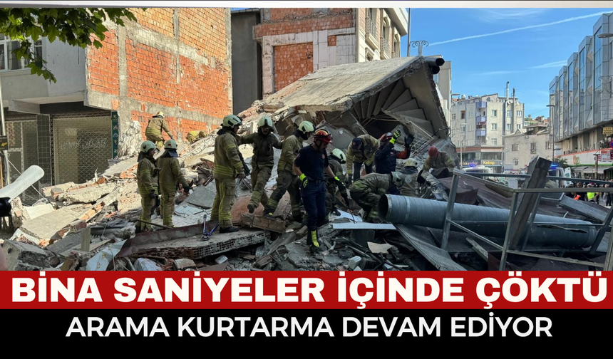 Korkutan Çöküş! Bina Yerle Bir Oldu, Enkaz Altında Kaç Kişi Var Bilinmiyor