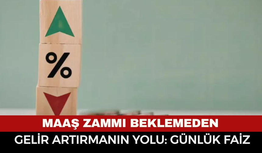 Maaş Zammı Beklemeden Gelir Artırmanın Yolu: Günlük Faiz