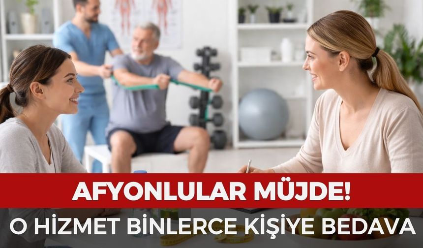 Afyonlular müjde! O hizmet binlerce kişiye bedava