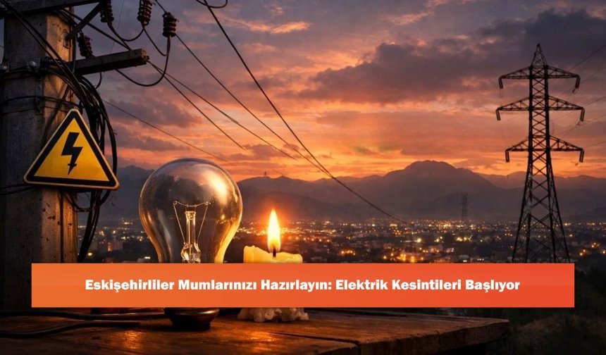 Eskişehirliler Mumlarınızı Hazırlayın: Elektrik Kesintileri Başlıyor