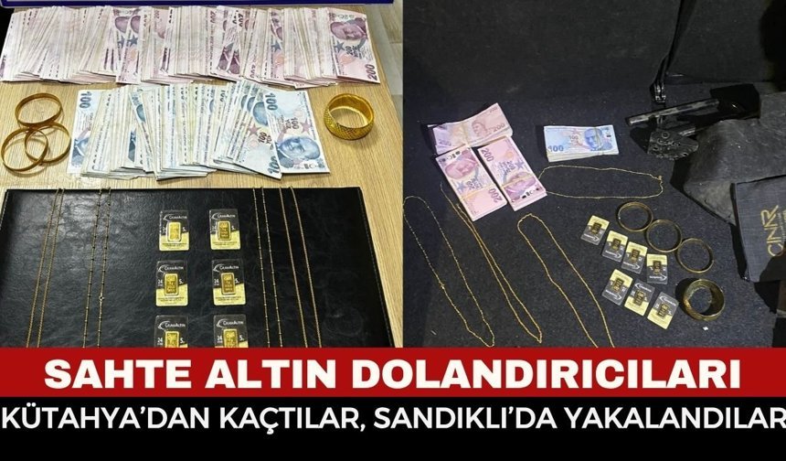 Afyonkarahisar’da Film Gibi Operasyon: Kuyumcu Dolandırıcıları PTS’ye Takıldı