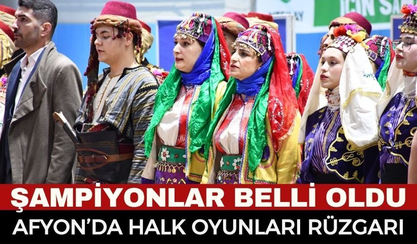 Afyonkarahisar Kulüpler Arası Halk Oyunları Müsabakaları Tamamlandı: İşte Kazananlar