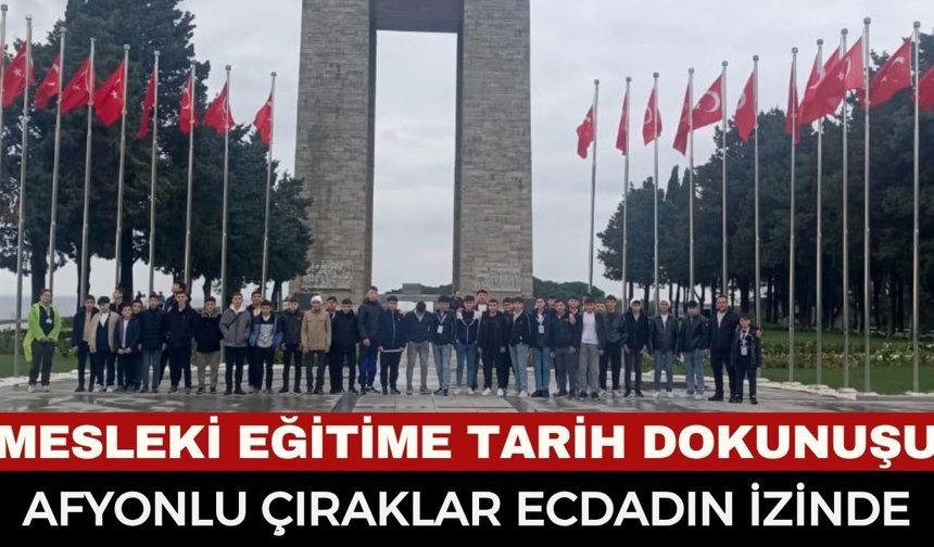Afyonlu Çıraklar ecdadın İzinde! Madeni Sanatkârlar Odası’ndan Anlamlı Gezi