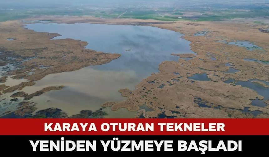 Eber Gölü’ne Can Suyu! 2026 Nisan Yağışları Su Seviyesini %40’a Çıkardı
