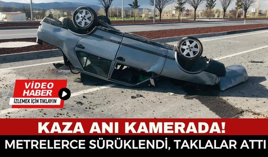 Kaza Anı Kamerada! Afyonkarahisar’da Kavşak Faciası: Bolvadin’de Korkutan Kaza