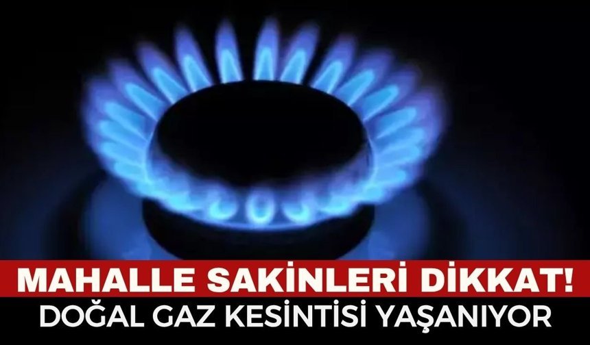 Afyon'un o mahallesinde doğalgaz kesildi! Ne zaman normale dönecek? Muhtardan Açıklama Var