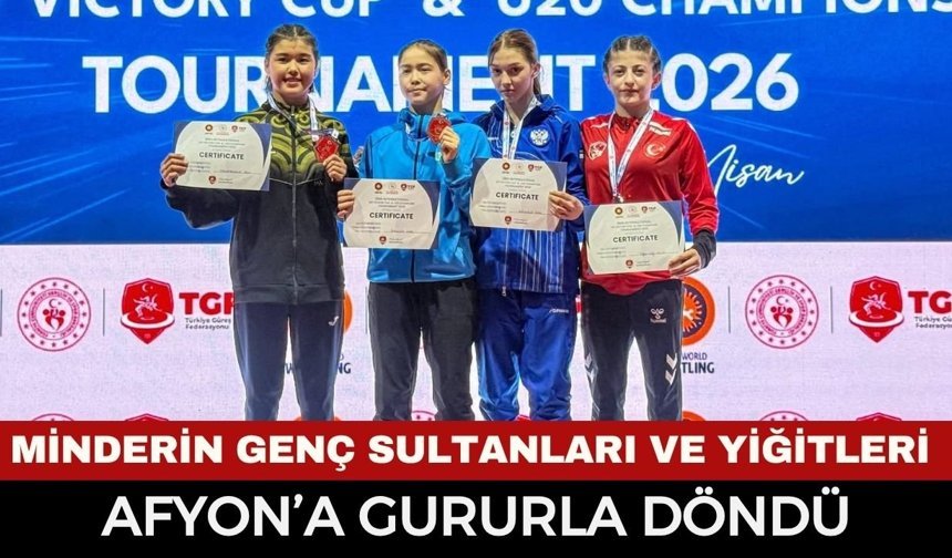Afyonkarahisarlı Güreşçilerden Antalya’da Madalya Yağmuru! Milli Takım Formasıyla Zafer Geldi