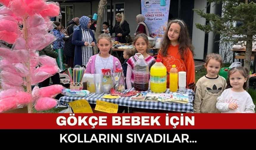 SMA Hastası Gökçe Vedia Bebek İçin Dev Dayanışma: Gökçe Vedia Öztürk İçin Kermes Düzenlendi