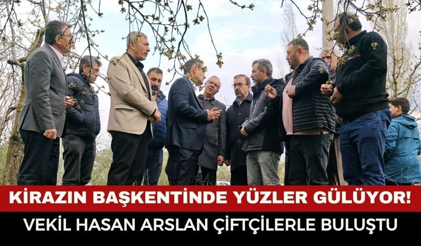 Sultandağı’nda Kiraz Mesaisi: Milletvekili Arslan’dan 35 Bin Tonluk Rekor Müjdesi!