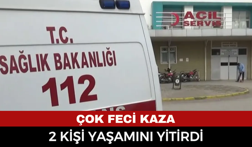 Feci kaza! TIR ile hafif ticari araç çarpıştı: 2 ölü, 1 yaralı  Şanlıurfa’nın Siverek ilçesinde meydana gel