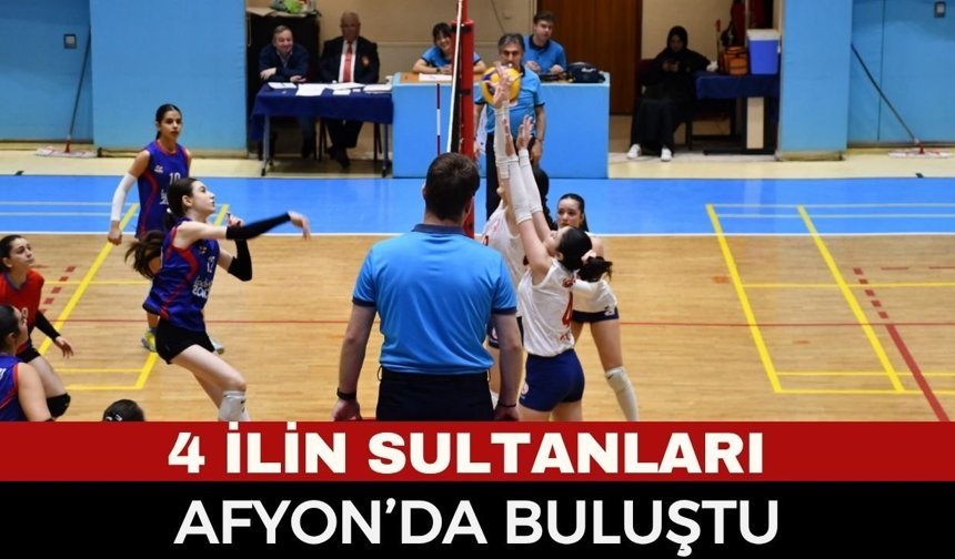 Afyon’da Voleybol Şöleni Başladı! Küçük Kızlar Türkiye Şampiyonası Bileti İçin Sahada