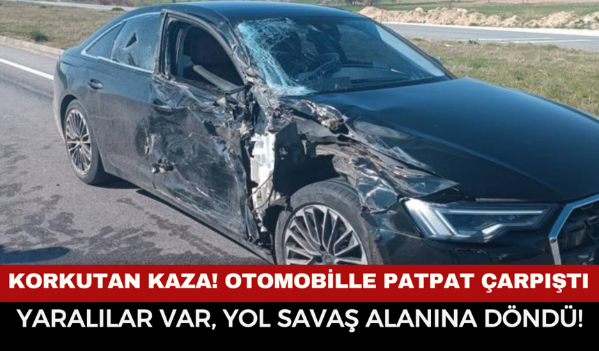 Afyonkarahisar'da Korkutan Kaza!  Yaralılar Var