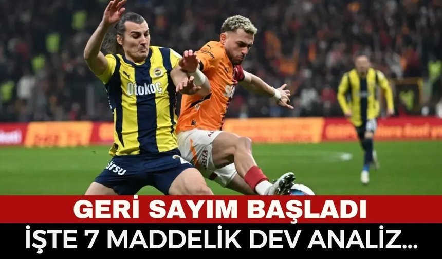 Derbi Öncesi Nefesler Tutuldu! Galatasaray-Fenerbahçe Maçı Hakkında Kimsenin Bilmediği 7 Kritik Detay!