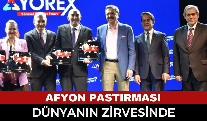 Afyon Pastırması Dünyanın Zirvesinde
