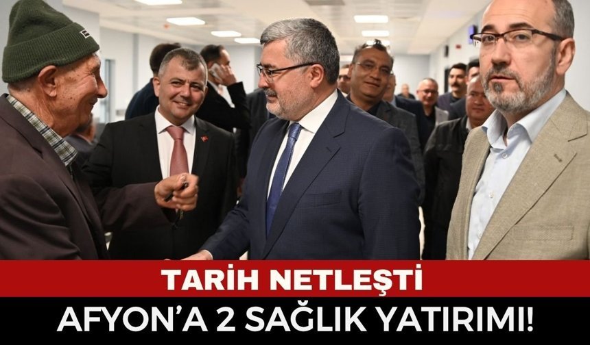 Özkaya Müjdeyi Verdi! Emirdağ’a Yeni Şifa Kapısı, Bolvadin’e Dev Hastane...