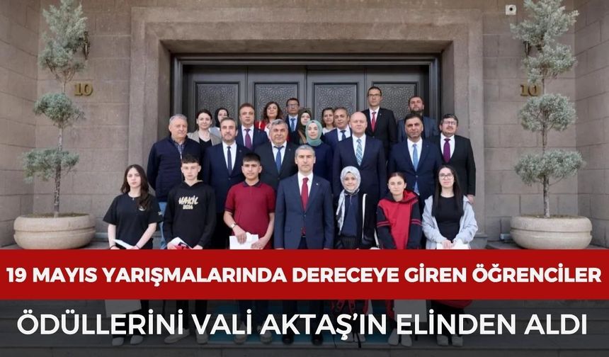 19 Mayıs yarışmalarında genç yetenekler ödüllendirildi