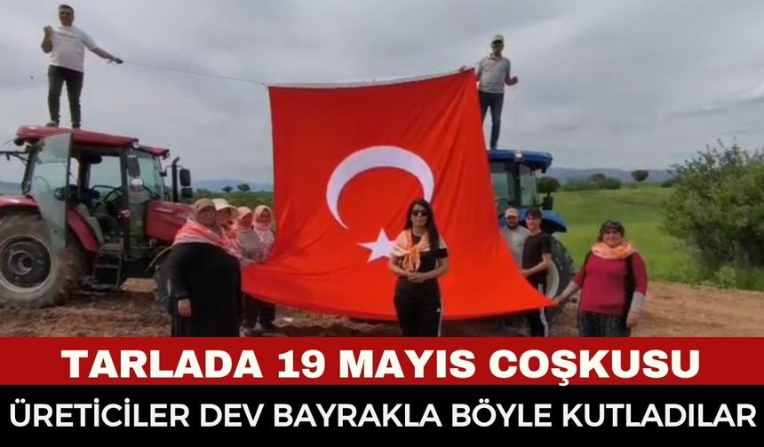 Tarlayı Sürerken Bayramı Unutmadılar! Afyonlu Çiftçilerden Göğüs Kabartan 19 Mayıs Coşkusu