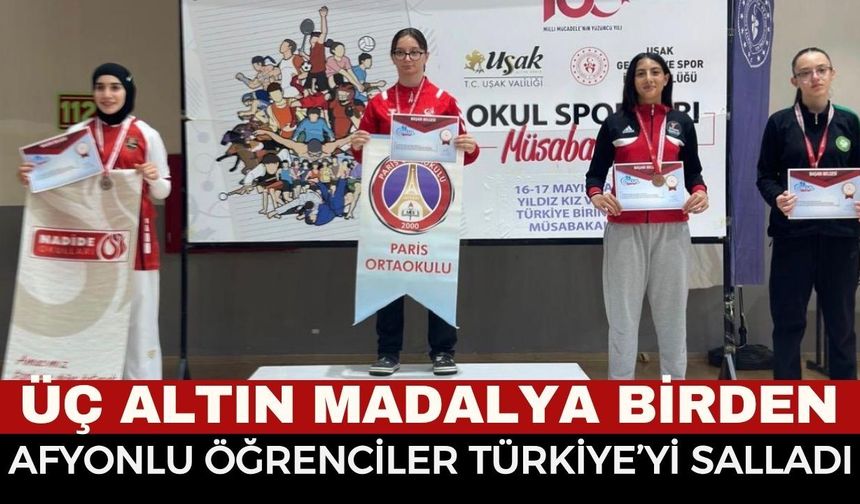 Türkiye Karate Şampiyonası’nda Afyonkarahisar Fırtınası: Genç Sporcular Kürsüyü Kapatarak Tarih Yazdı