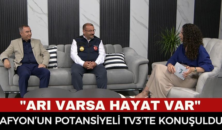 TV3'te Canlı Yayında Açıkladılar: "Afyonkarahisar Arılar İçin Dünya Standartlarında Bir Polen Merkezidir!"