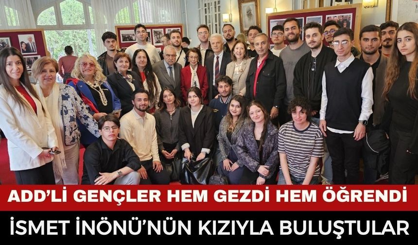 Pembe Köşk'te Tarihi Buluşma: Afyonkarahisarlı Gençler İsmet İnönü’nün Kızıyla Bir Araya Geldi