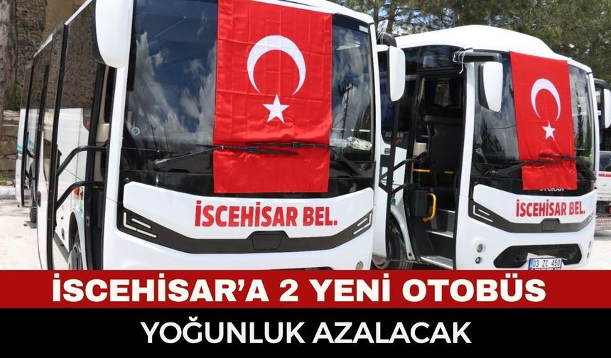 İscehisar Belediyesi Toplu Taşıma Filosuna 2 Yeni Otobüs Kattı
