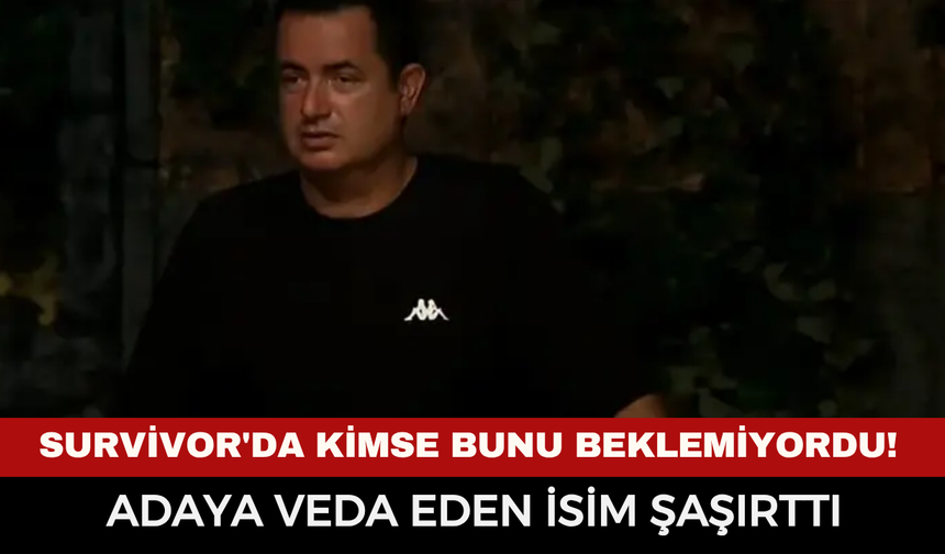 Survivor'da Kimse Bunu Beklemiyordu! Adaya Veda Eden İsim Şaşırttı