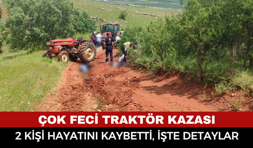 Afyonkarahisar’da Traktör Faciası: Biri Çocuk 2 Kişi Hayatını Kaybetti