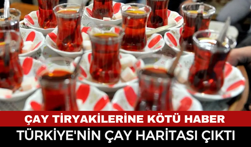 Çay Tiryakilerine Kötü Haber, Kaçak Çayda Rekor Kırıldı! Türkiye'nin Çay Haritası Çıktı