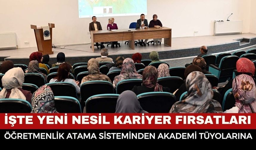 AKÜ İlahiyat’ta kariyer zirvesi: Başarılı mezunlar tecrübelerini paylaştı