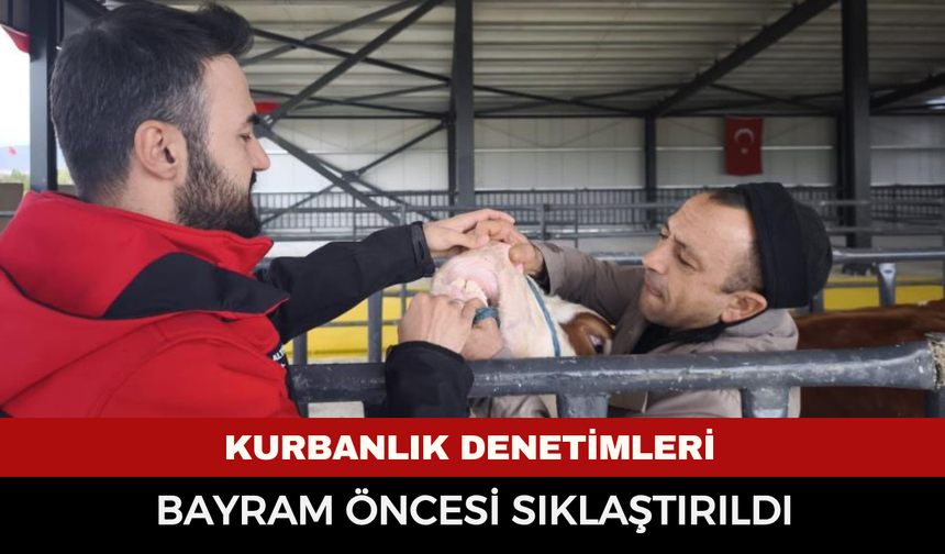 Afyonkarahisar’da Kurbanlık Denetimleri Bayram Öncesi Sıklaştırıldı