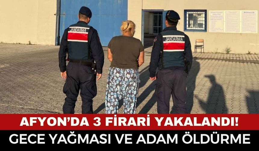 Çay ve Sinanpaşa'da Büyük Operasyon: Yağma ve Kasten Öldürme Suçluları Tutuklandı