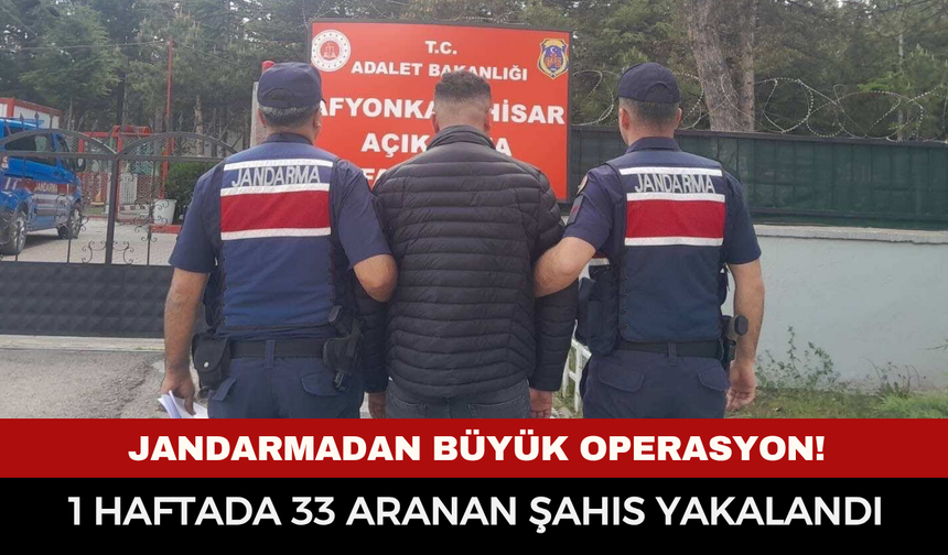 Afyonkarahisar’da operasyon: Kaçakçılık, dolandırıcılık ve narkotik suçluları yakalandı