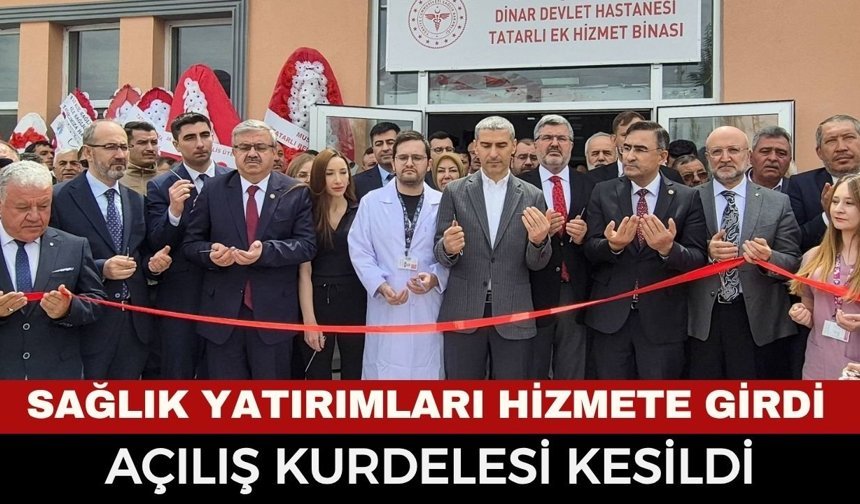 Afyonkarahisar Protokolü Tatarlı’da Buluştu: Üçlü Tesis İçin Görkemli Açılış