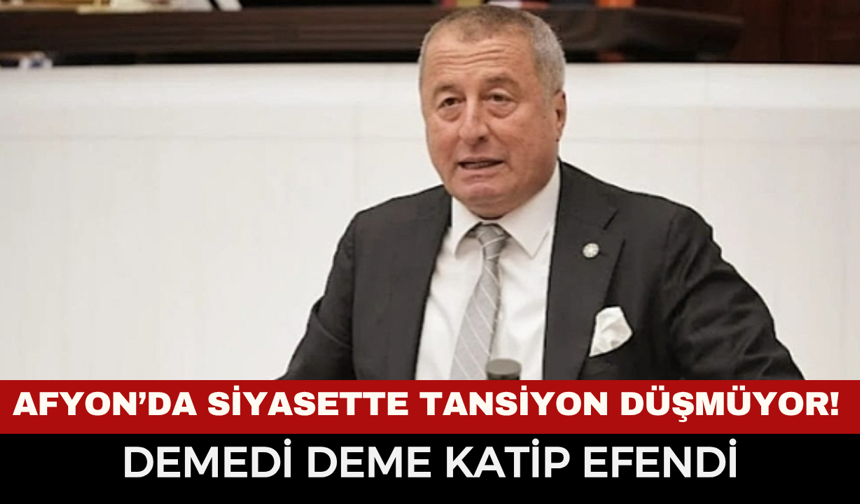Afyon siyasetin gerilim sürüyor