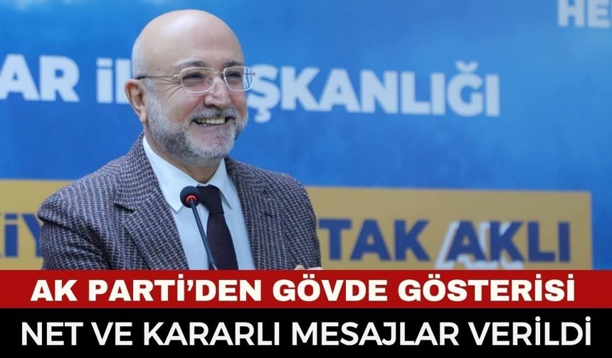 AK Parti Afyonkarahisar’da Gövde Gösterisi! 96. İl Danışma Meclisi Toplantısı Yapıldı