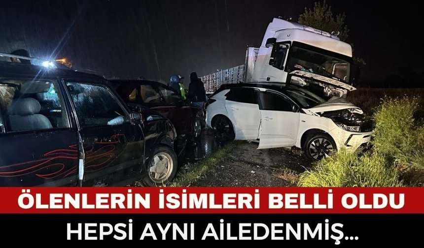 Feci Kazada Ölenlerin İsimleri Belli Oldu: Özlüer Ailesi Yok Oldu: 1 Ve 6 Yaşındaki Çocuklar Kurtarılamadı!
