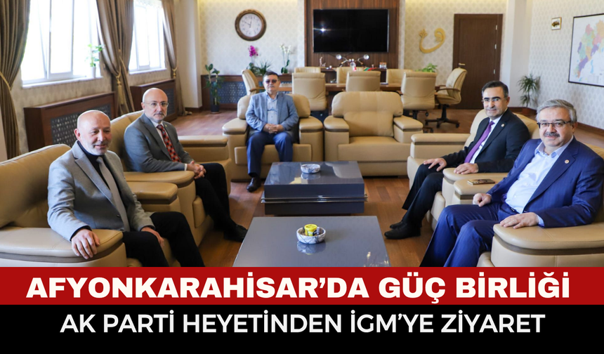 AK Parti heyetinden İGM Başkanı Siper'e ziyaret