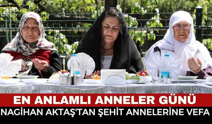Afyonkarahisar’da En Anlamlı Anneler Günü: Şehit Anneleri Unutulmadı