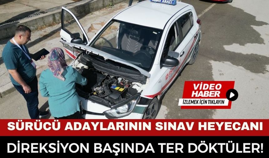 Geri park, yokuş kalkış ve yoğun trafik... Direksiyon başında ter döktüler!