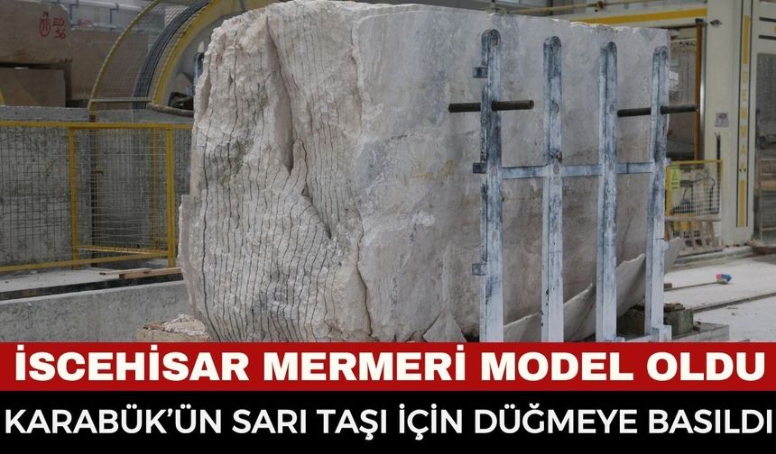 Sarı traverten dünya markası mı oluyor? Eskipazar'dan İscehisar’a dev çıkarma